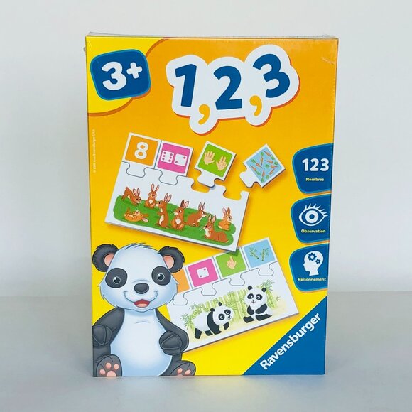 New Sealed Ravensburger Game Jeu1,2,3 (learn to count game) French - Picture 3 of 13